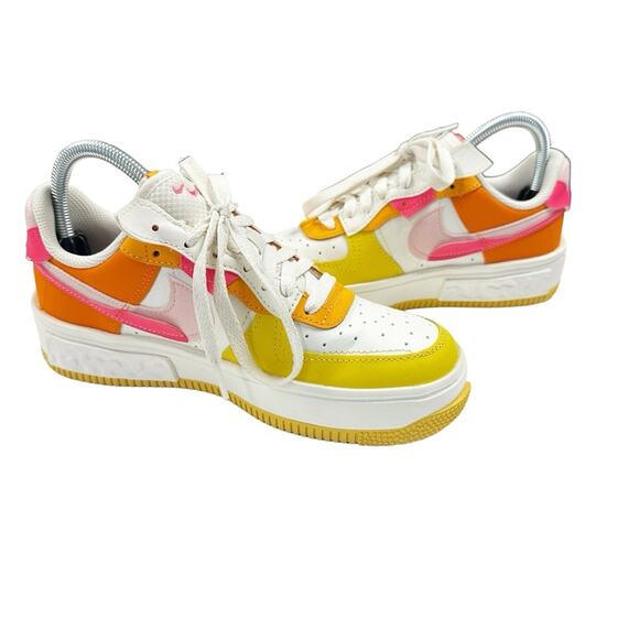 Nike Air Force 1 Fontanka Summit White/Hyper Pink/Solar Flare Women's 7 Low Top - Picture 3 of 11